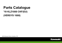 Kawasaki Versys 1000 Mk3 2019 CKF parts catalog